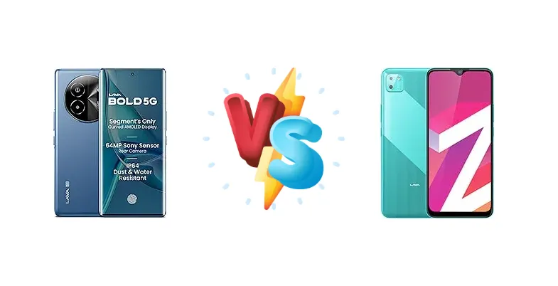 Lava Bold vs Lava Z2 Max
