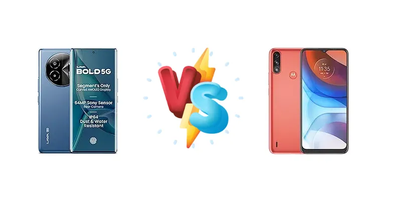 Lava Bold vs Motorola Moto E7 Power