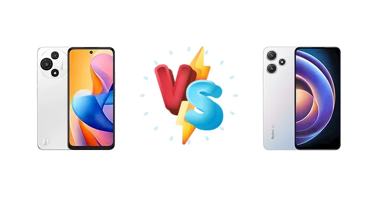 TCL 60R vs Xiaomi Redmi Note 12R