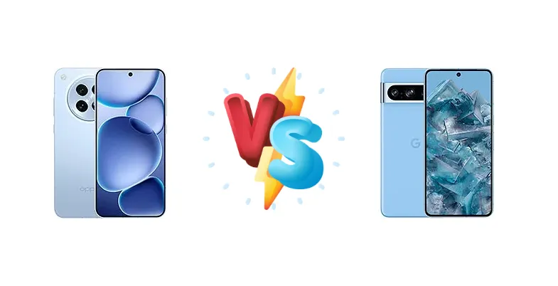 Oppo Find X8s vs Google Pixel 8 Pro