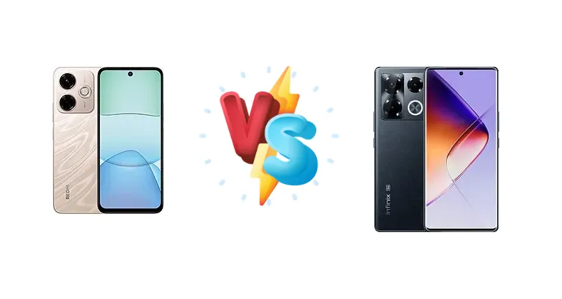 Xiaomi Redmi 13x vs Infinix Note 40 Pro+