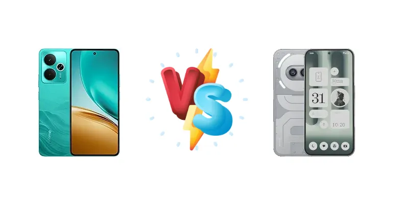 Realme 14T vs Nothing Phone (2a) Plus: Battery Life and Performance Showdown