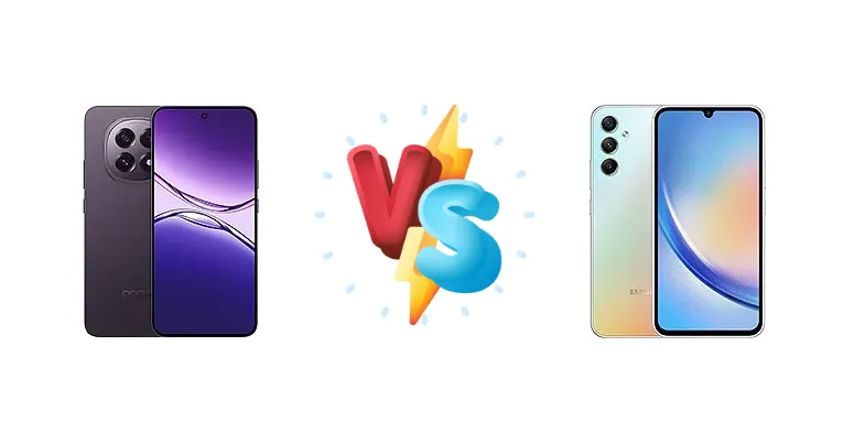 Oppo A5 (China) vs Samsung Galaxy A34