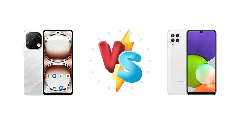 Umidigi Note 100A vs Samsung Galaxy A22