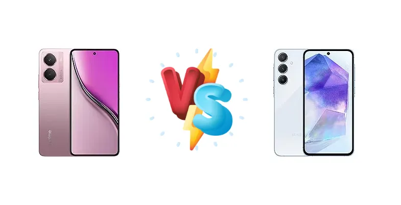 Realme P3 vs Samsung Galaxy A55