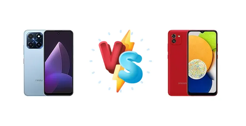 Meizu Mblu 22 vs Samsung Galaxy A03