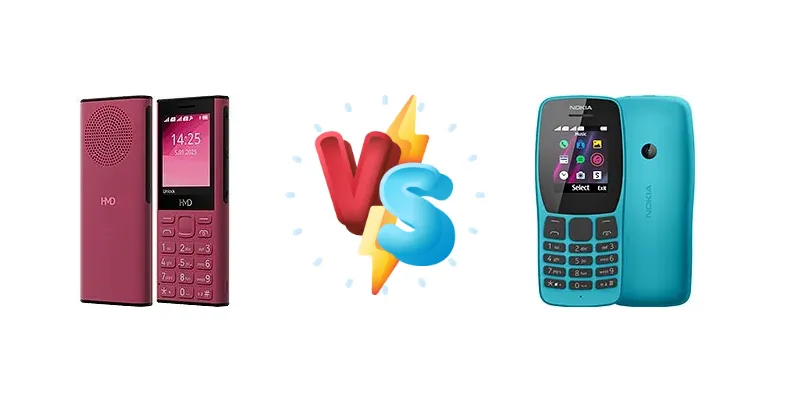 HMD 130 Music vs Nokia 110 (2019)