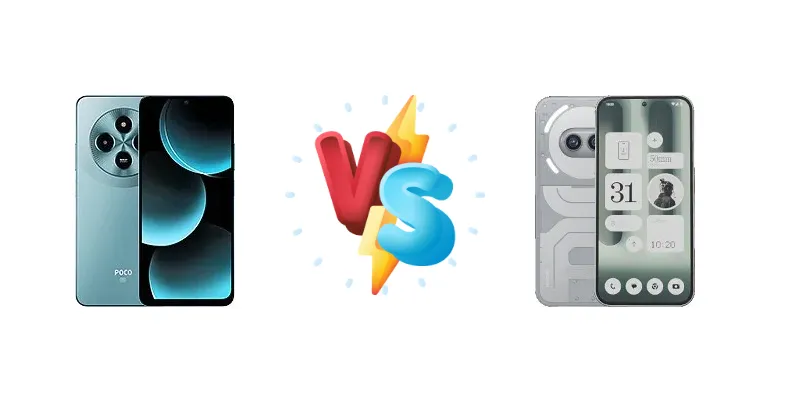 Xiaomi Poco M7 vs Nothing Phone (2a) Plus