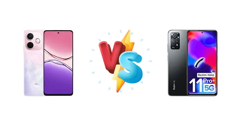 Oppo A5 Pro vs Xiaomi Redmi Note 11 Pro+ 5G (India)