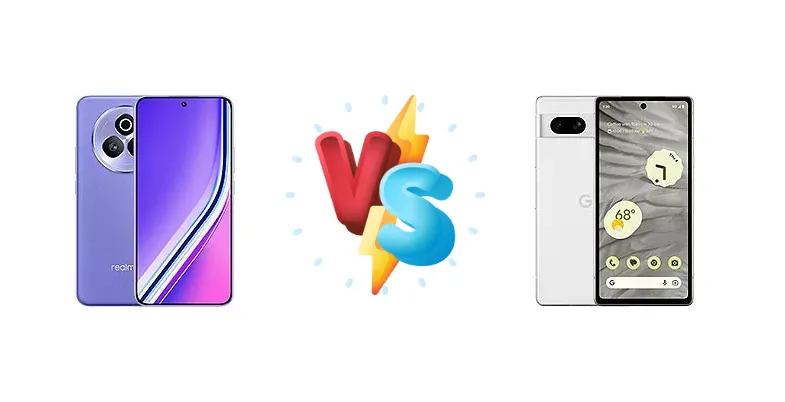 Realme P3 Pro vs Google Pixel 7a