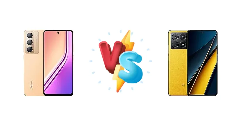 Realme P3x vs Xiaomi Poco X6 Pro