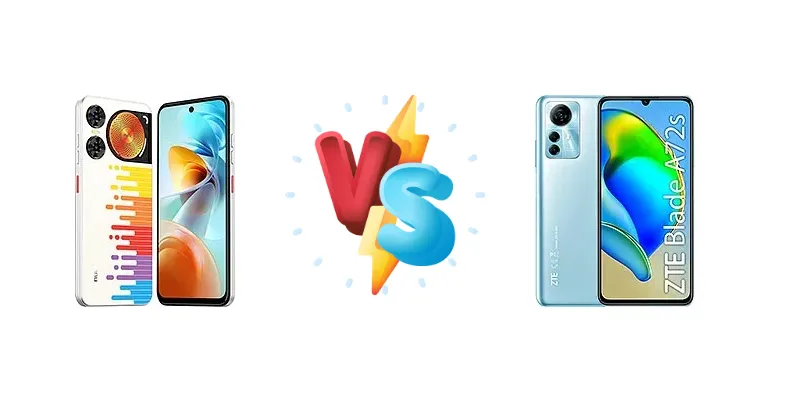 ZTE nubia Music 2 vs ZTE Blade A72s