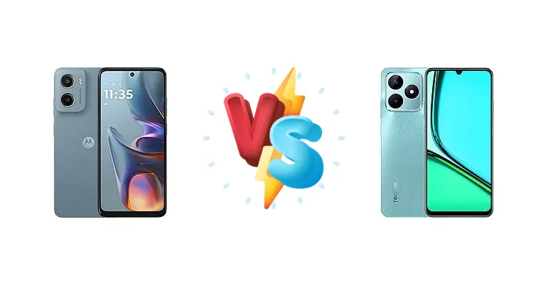 Motorola Moto E15 vs Realme C51s