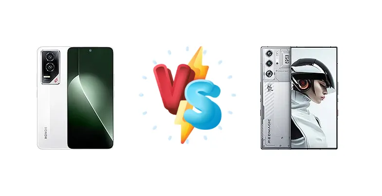 Honor GT vs ZTE nubia RedMagic 9 Pro+