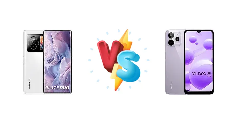 Lava Blaze Duo vs Lava Yuva 2 Pro
