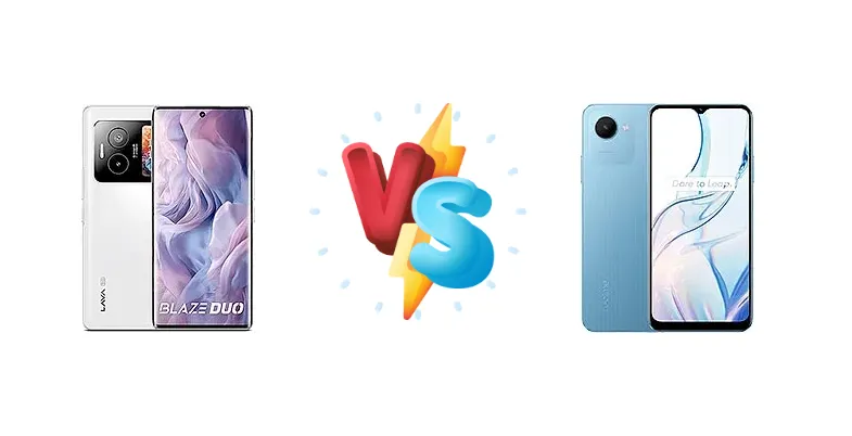 Lava Blaze Duo vs Realme C30s