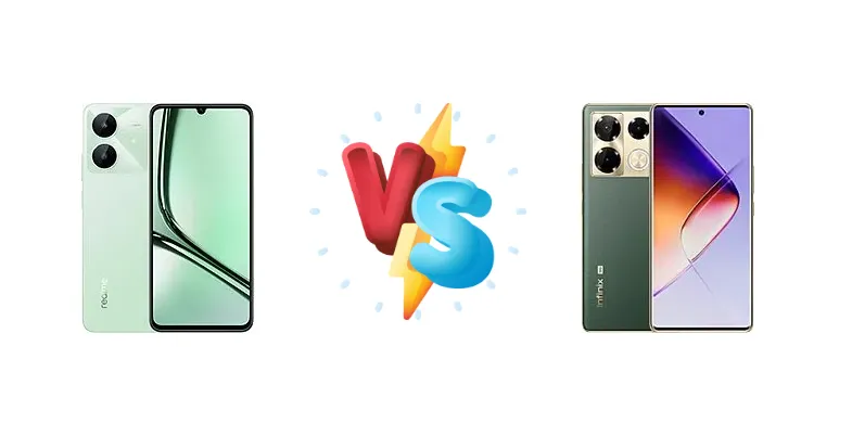 Realme Note 60x vs Infinix Note 40 Pro
