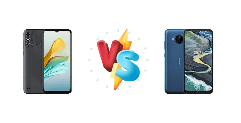 ZTE Blade A53 vs Nokia C20 Plus