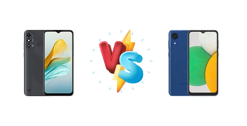 ZTE Blade A53 vs Samsung Galaxy A03 Core