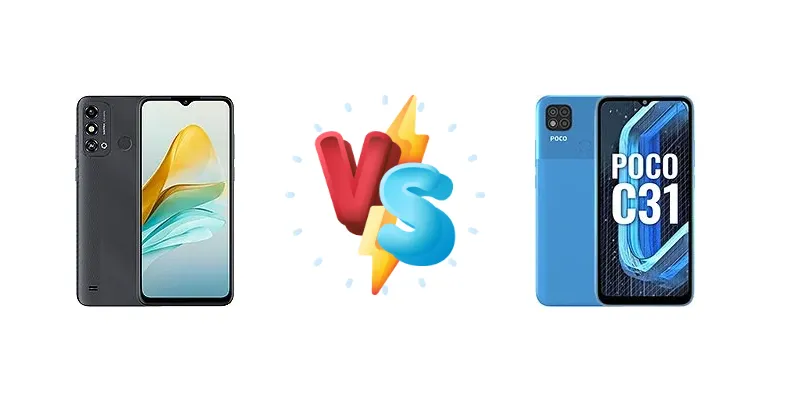 ZTE Blade A53 vs Xiaomi Poco C31