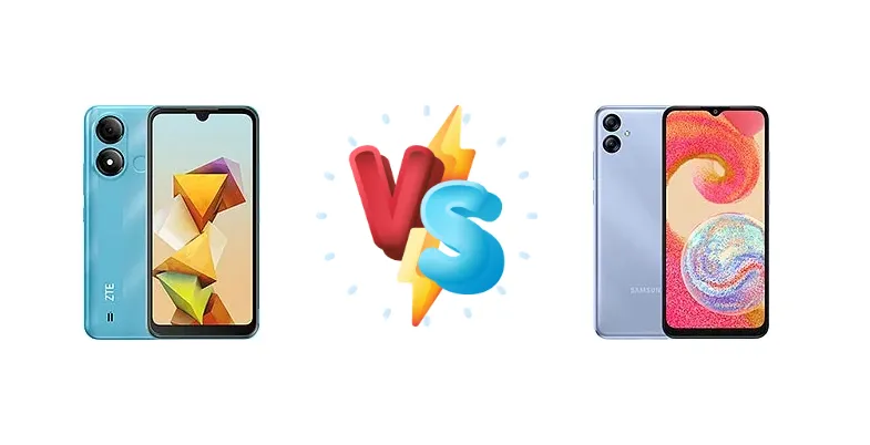 ZTE Blade A33s vs Samsung Galaxy A04e