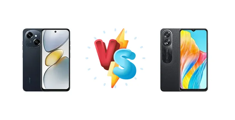 Tecno Pop 9 4G vs Oppo A18