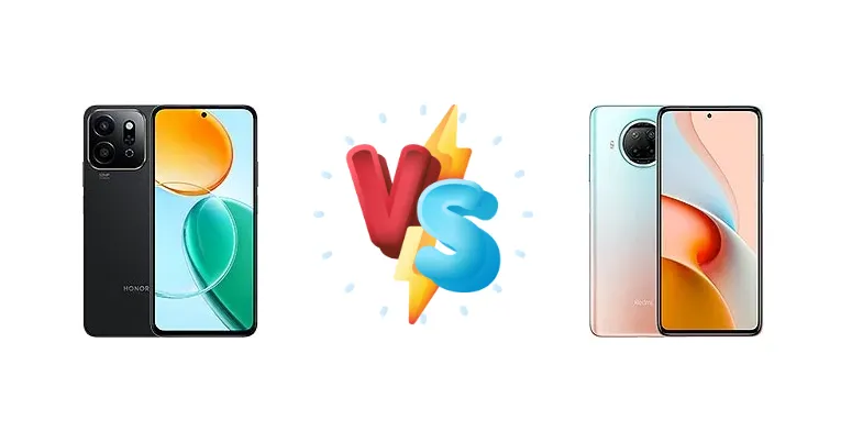 Honor Play9T vs Xiaomi Redmi Note 9 Pro 5G