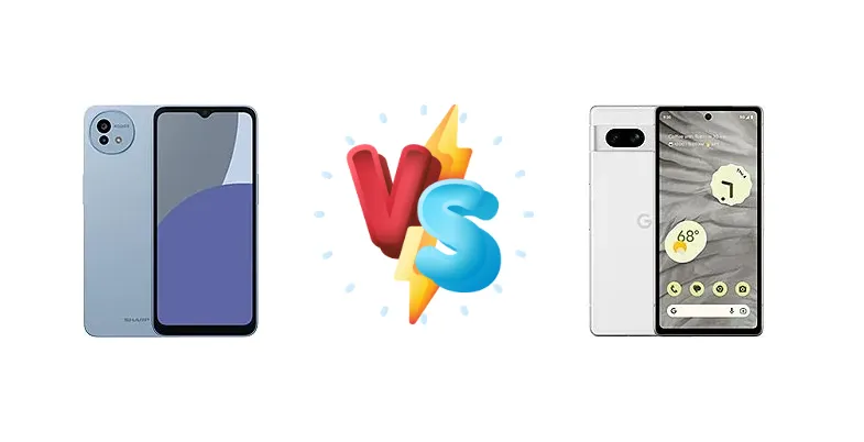 Sharp Aquos wish4 vs Google Pixel 7a