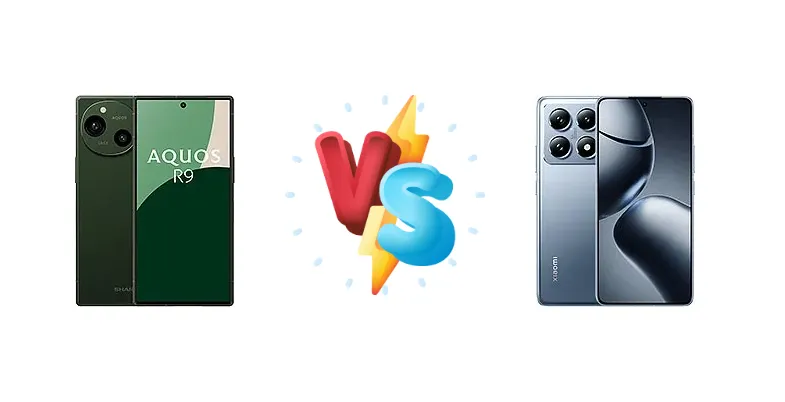 Snapdragon 7+ Gen 3 vs Dimensity 9300+: Sharp Aquos R9 vs Xiaomi 14T Pro