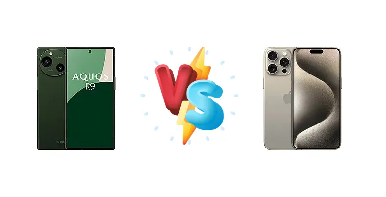 Snapdragon 7+ Gen 3 vs A17 Pro: Sharp Aquos R9 and iPhone 15 Pro Max Compared