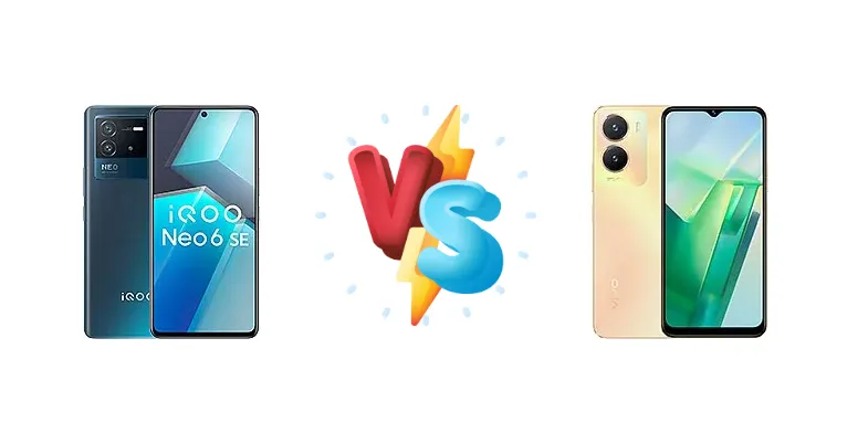 vivo iQOO Neo6 SE vs vivo T2x (India)