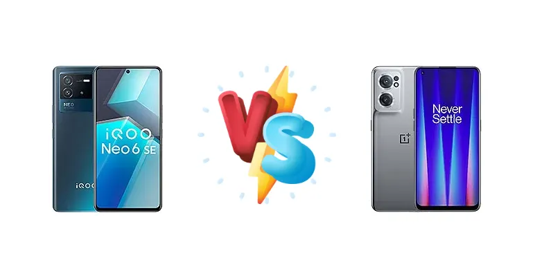 vivo iQOO Neo6 SE vs OnePlus Nord CE 2 5G