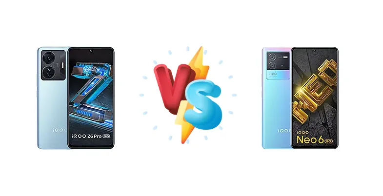 vivo iQOO Z6 Pro vs vivo iQOO Neo 6