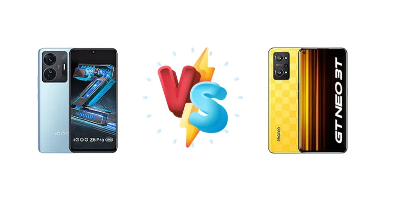 vivo iQOO Z6 Pro vs Realme GT Neo 3T