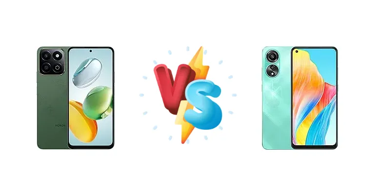 Honor X7c 4G vs Oppo A78 4G