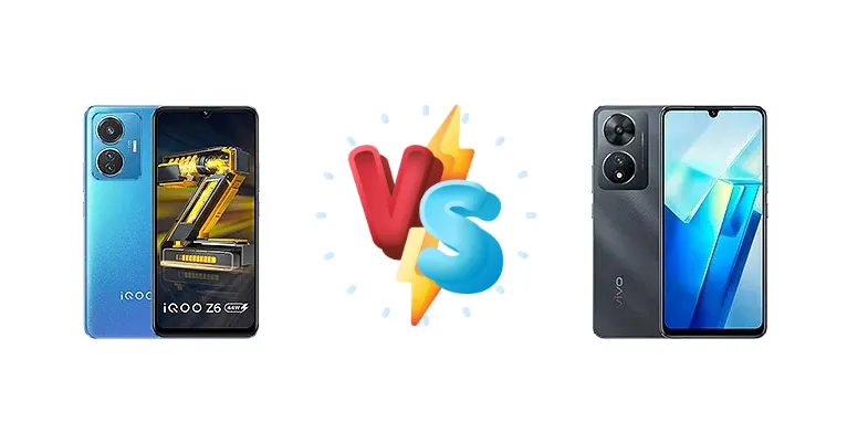 vivo iQOO Z6 44W vs vivo T2 (India)