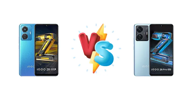 vivo iQOO Z6 44W vs vivo iQOO Z6 Pro