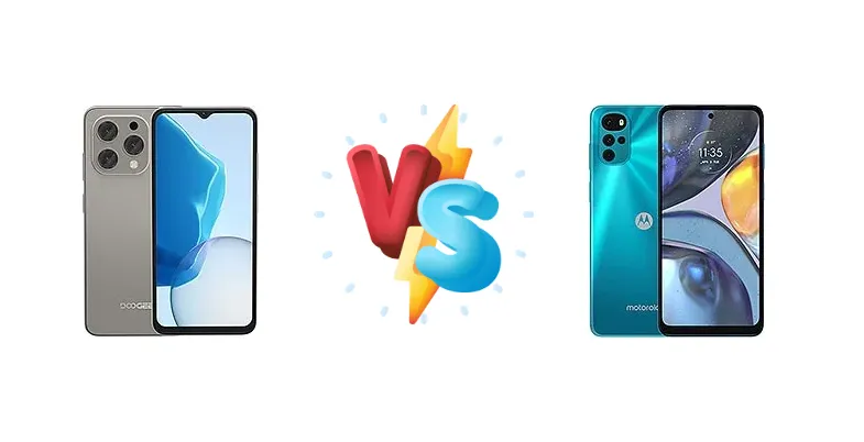 Doogee N55 vs Motorola Moto G22: Endurance Champion or Budget Speedster?