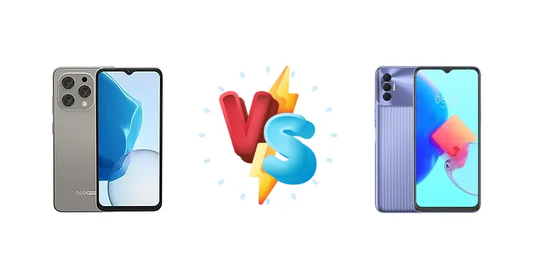 Doogee N55 vs Tecno Spark 9T (India): Budget Battle - Endurance or Speed?