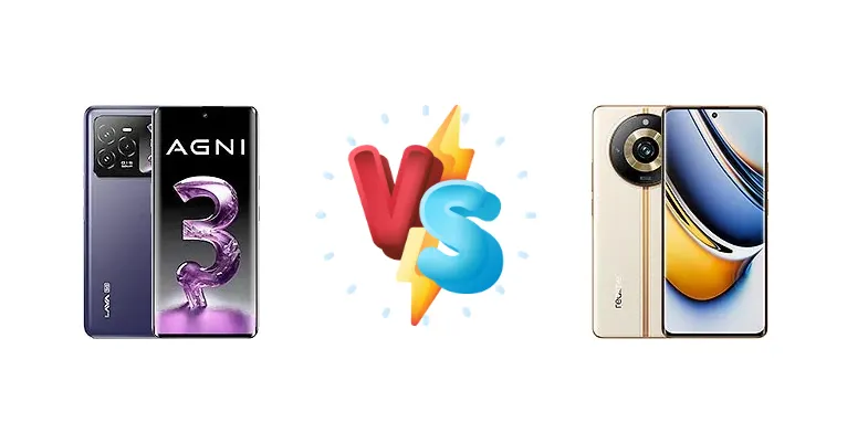 Lava Agni 3 vs Realme 11 Pro+