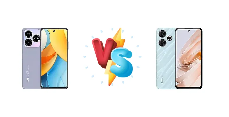 ZTE Blade V60 Design vs Xiaomi Redmi Note 13R