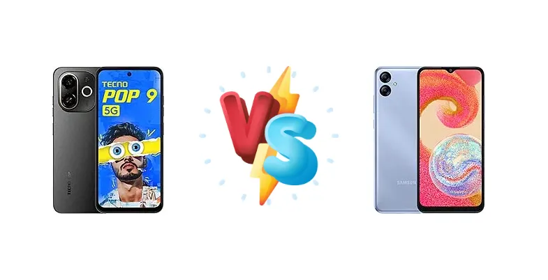 Tecno Pop 9 vs Samsung Galaxy A04e