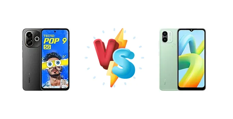 Tecno Pop 9 vs Xiaomi Redmi A1+