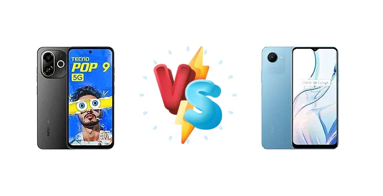 Tecno Pop 9 vs Realme C30s