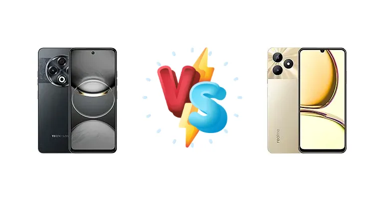 Tecno Spark 30 vs Realme C53 (India)