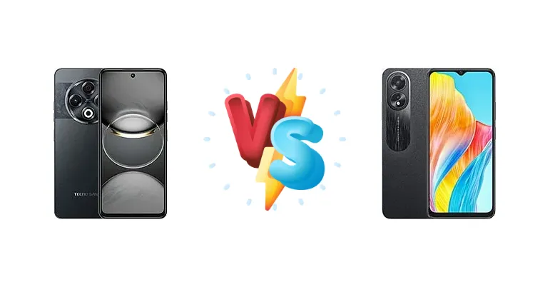 Tecno Spark 30 vs Oppo A18