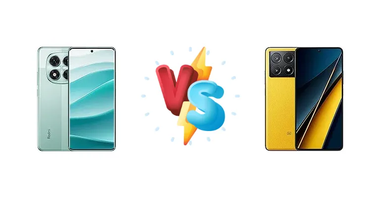 Xiaomi Redmi Note 14 Pro 5G (India) vs Xiaomi Poco X6 Pro