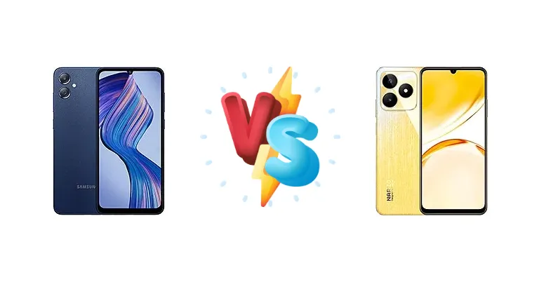 Samsung Galaxy F05 vs Realme Narzo N53