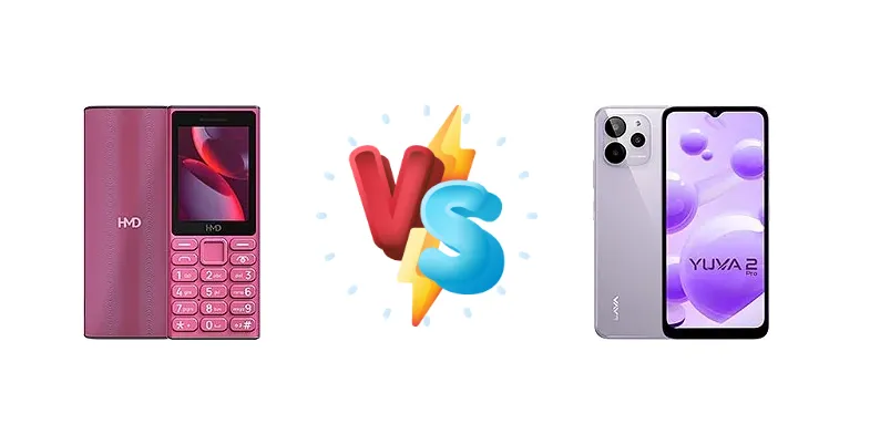 HMD 105 4G vs Lava Yuva 2 Pro