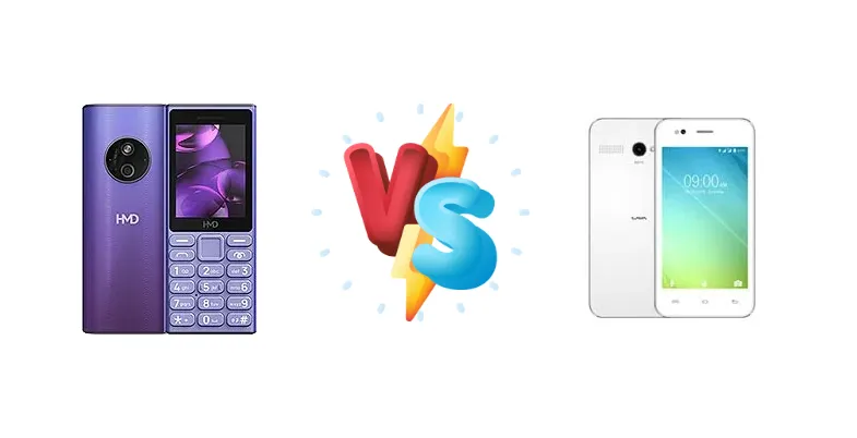 HMD 110 4G vs Lava A50